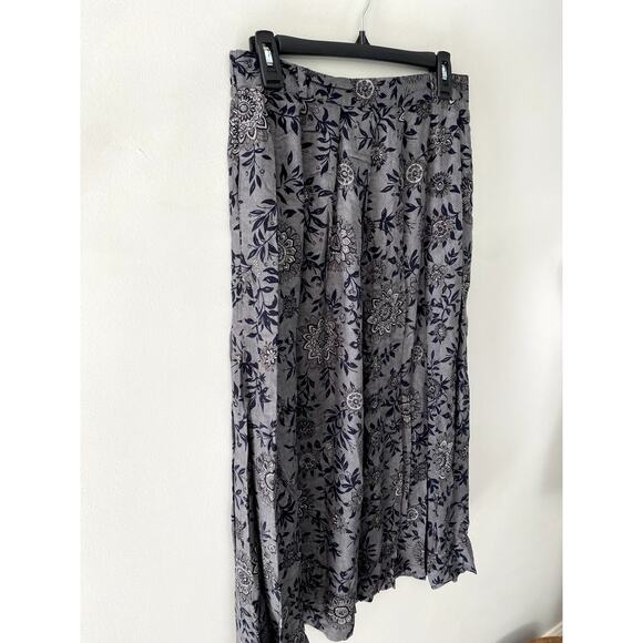 Vintage 90's Grunge Gray Whimsygoth Cottage Fairy Witchy Maxi Skirt M - Picture 5 of 8